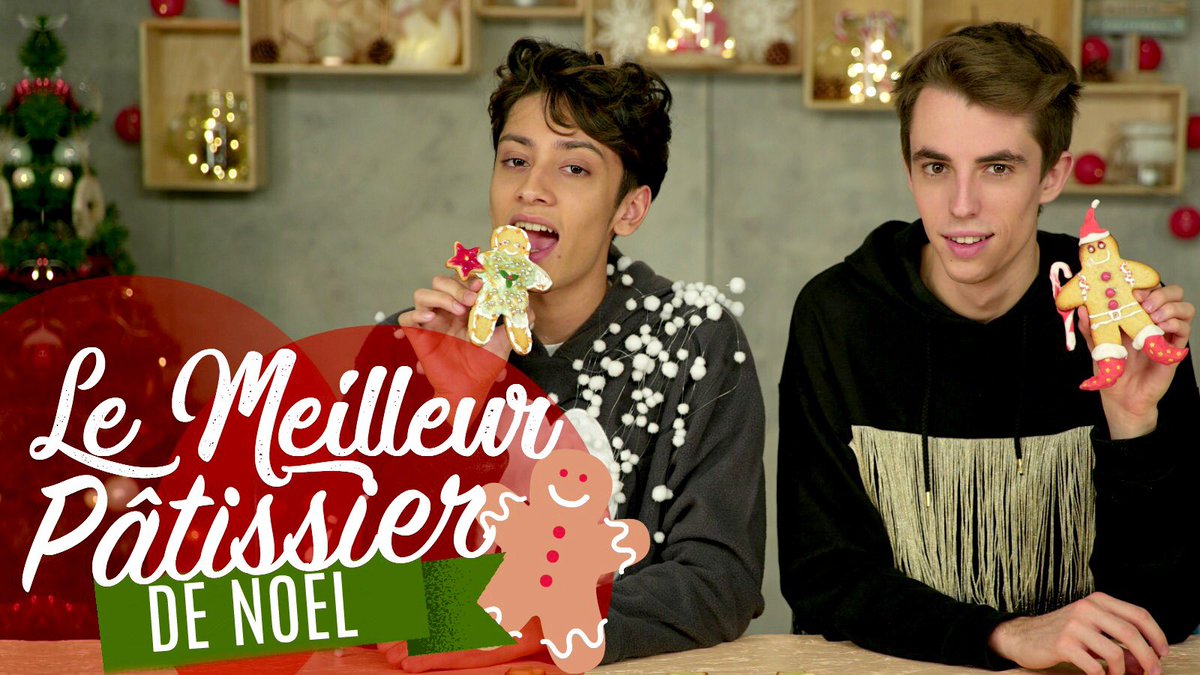AwesomenessTVfr's tweet photo. NOUVELLE VIDÉO : https://t.co/2GaQLjmCca 
Qui est le meilleur pâtissier de Noël entre @TheoGordy et @SparkDise ?! 🎄😏 https://t.co/4VheQyVvnn