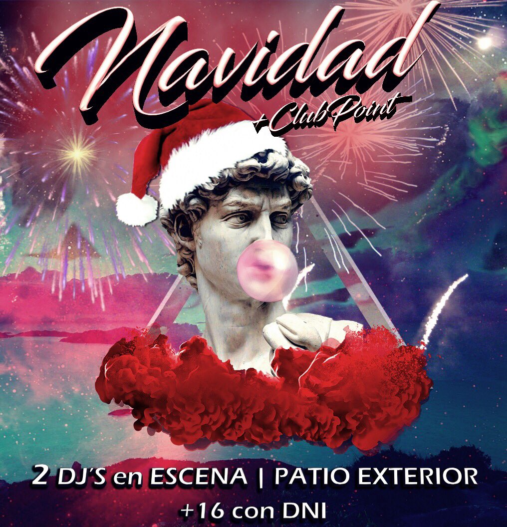 ClubPOINT_'s tweet photo. El POINT de la NAVIDAD está en Club 
Se viene una noche con mucha FIESTA y muchas SORPRESAS 
2 Dj’s en ESCENA | ENTRADA con CONSUMICIÓN hasta las 03:00 am
Deck exterior &amp; lateral https://t.co/i6HFsMgL16