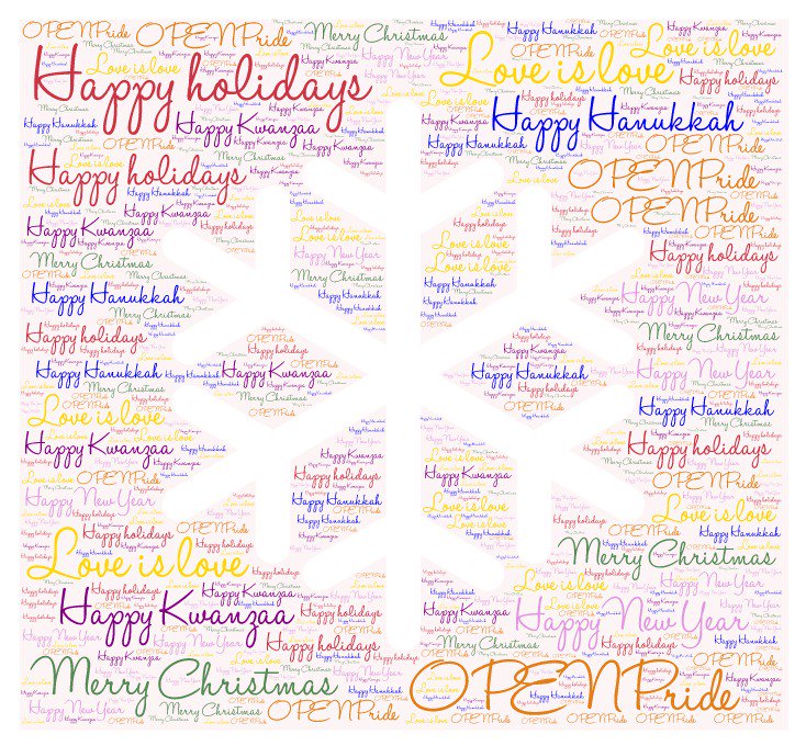 open_pride's tweet image. What a year it’s been! We’ve had up’s and downs, but we’ve seen so many triumphs around the world. OPEN Pride wishes you all #love, #happiness and 
#peace this holiday season and a healthy and prosperous New Year!