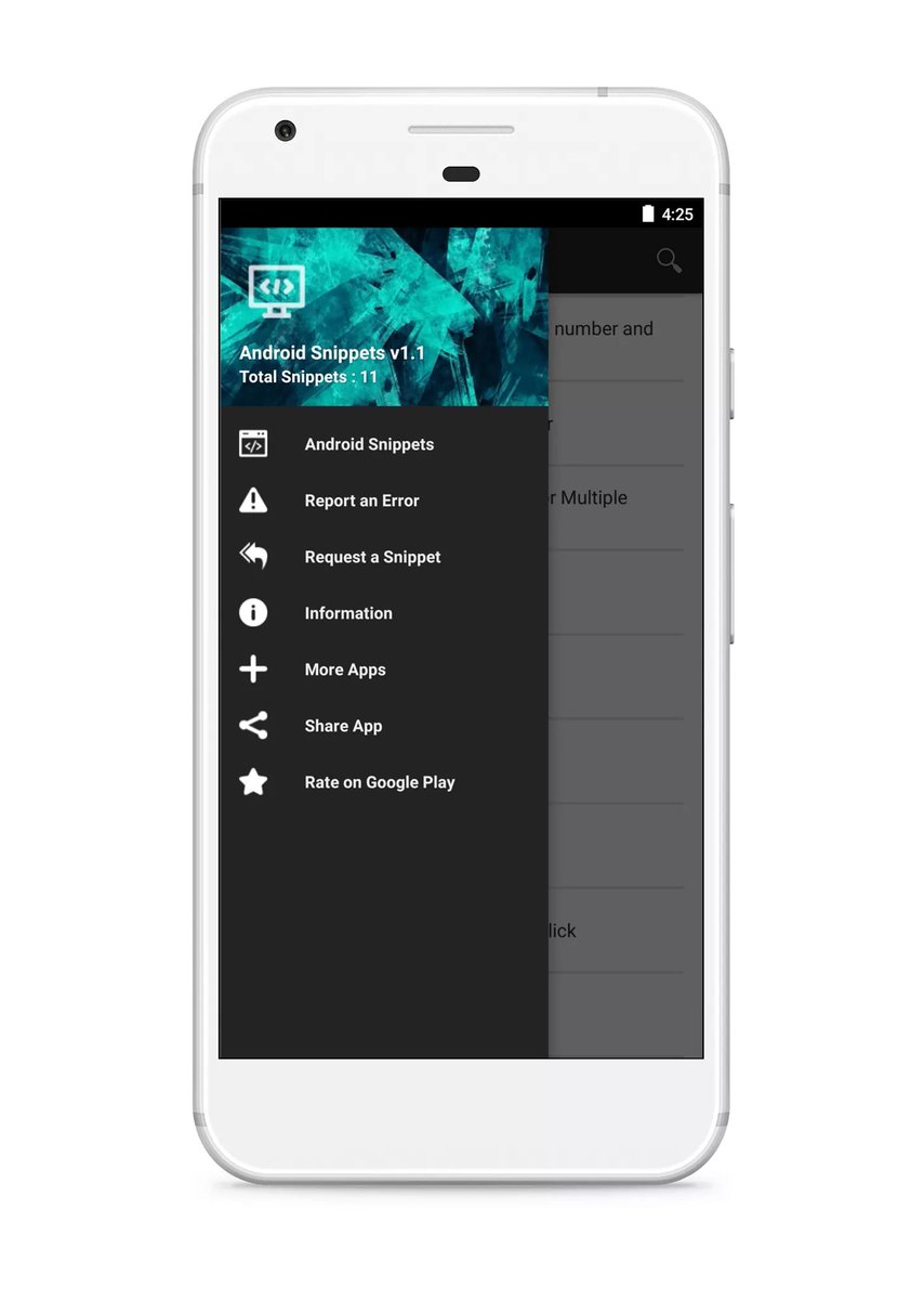 AndroidAppsShow's tweet image. #androidapps
Best Collection of Android Snippets,Methods for Interview,Skill Development!
play.google.com/store/apps/det…