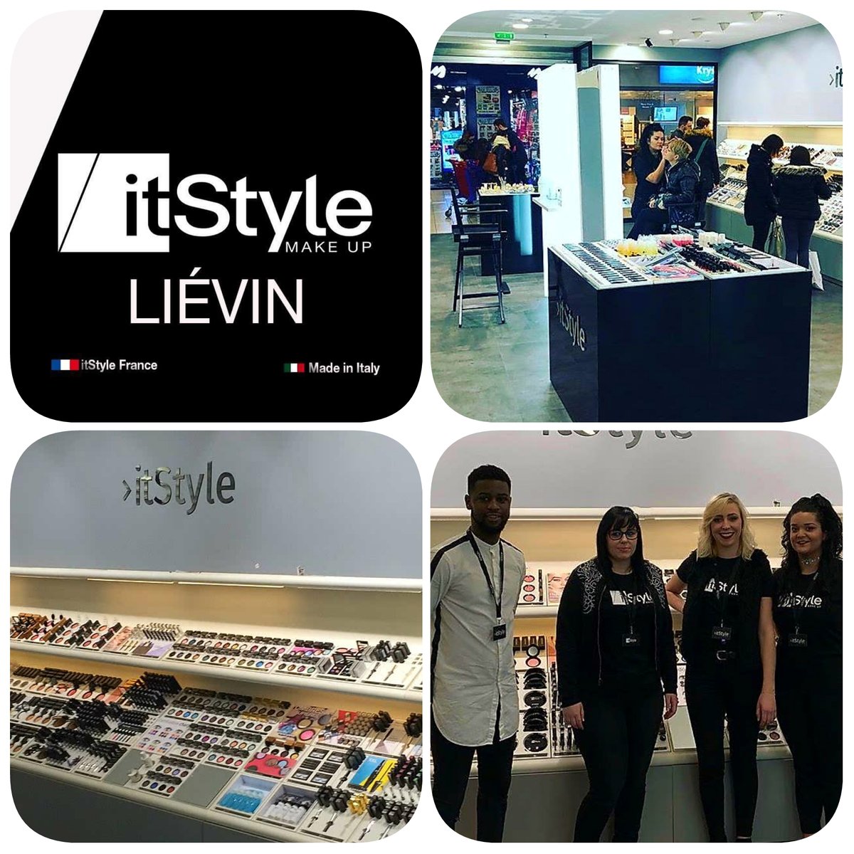itstylerodez's tweet photo. itStyle Make Up #Liévin, Votre Nouvelle adresse beauté  sur #Liévin au Centre Commercial Carrefour Boulevard Maréchal Leclerc 62802 Liévin Tel: 03 21 45 76 34  #makeup
 ItStyle, Déjà 50 Boutiques en France en 2 ans, demandez votre franchise sur https://t.co/0BobKGYIzl https://t.co/kmEe3FTUUl