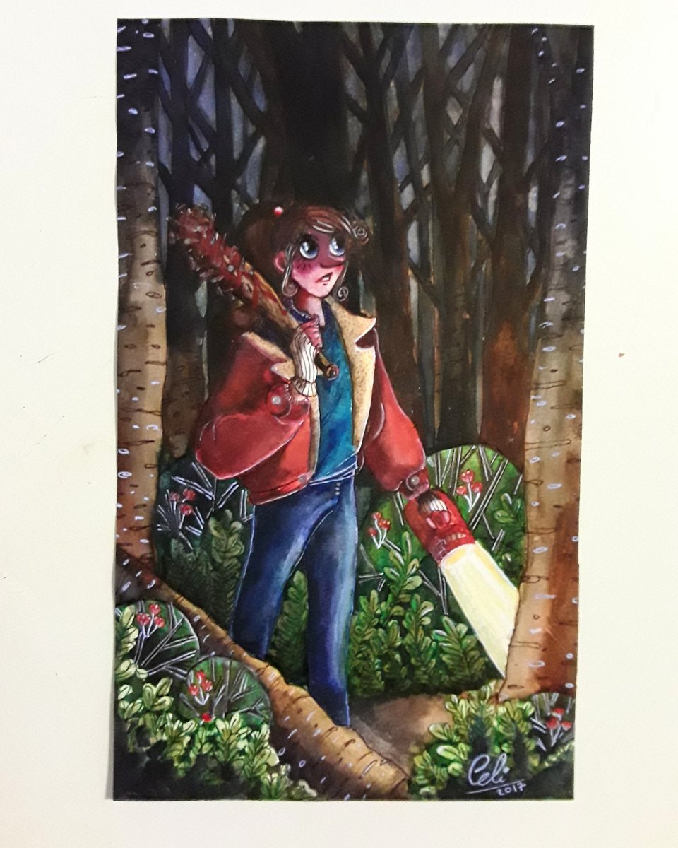 AraceliSC26's tweet photo. Acuarela final de Nancy"Stranger things" 😊👍
#strangerthings2 #boceto #sketchbook #2dartwork #celi_artist #tradtionalart #drawing #sketching #art #artists #dibujo #2d #2dart #2dartist #illustrator #ilustracion #nancystrangerthings #acuarelas #watercolor . https://t.co/l1v5aTDQir