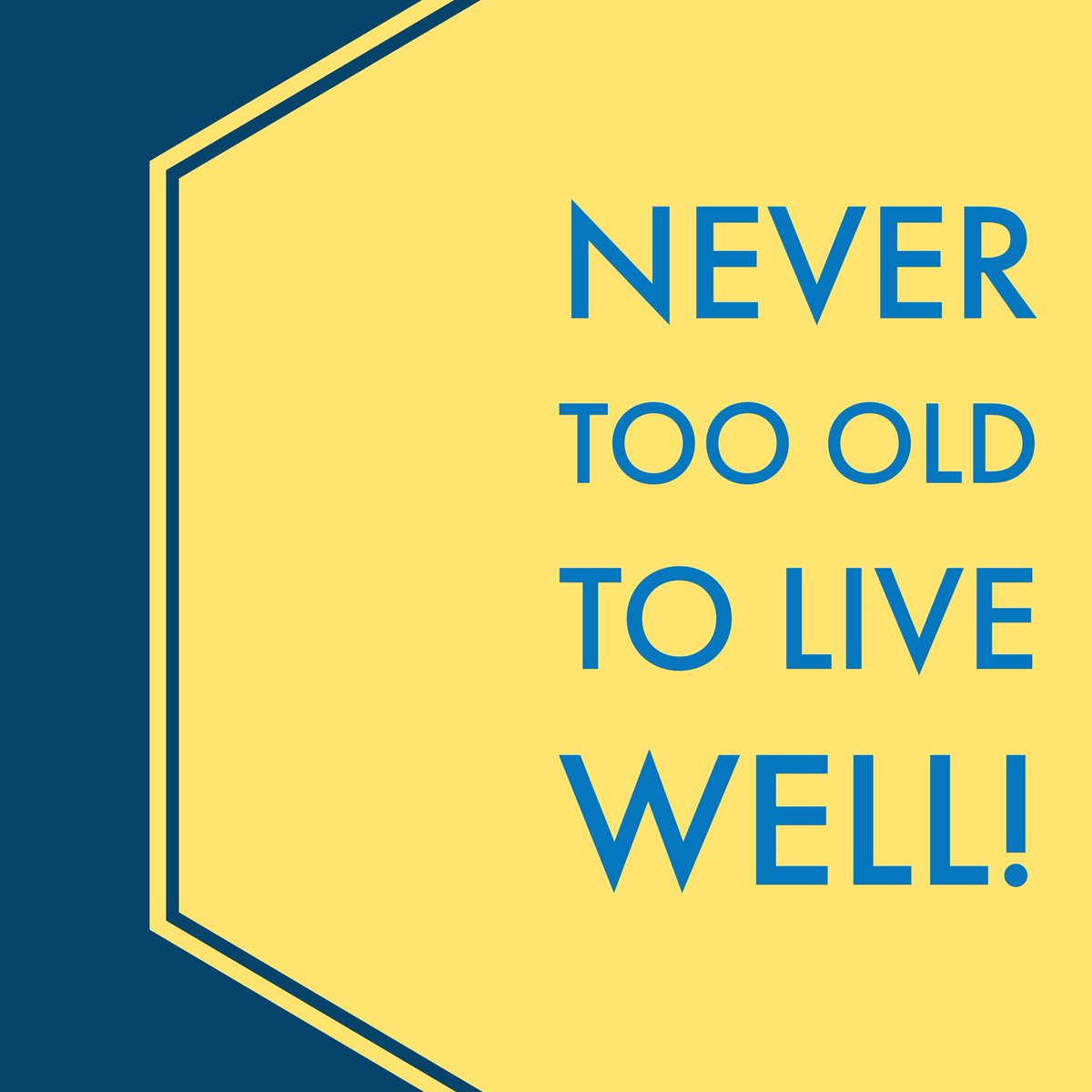 positiveandwell's tweet photo. The mindset of a positive lifestyle will stay with you for the entirety of your life. Your age can’t limit your happiness! https://t.co/vFQwWgwc6y