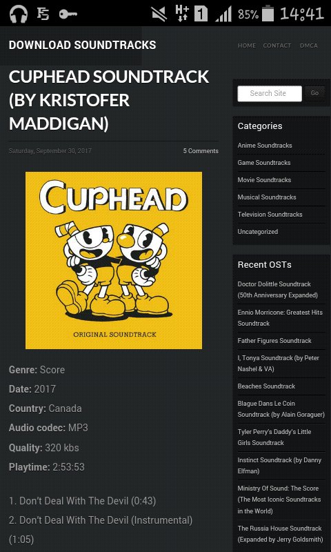 Cuphead Original Soundtrack (2017) MP3 - Download Cuphead Original