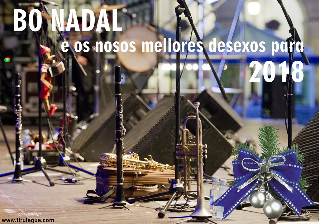 tiruleque's tweet photo. Para este 2018 nós pediremos un novo disco... !!! En breve máis novidades... 😜
BOAS FESTAS para tod@s !!! https://t.co/0rPUqweUPE