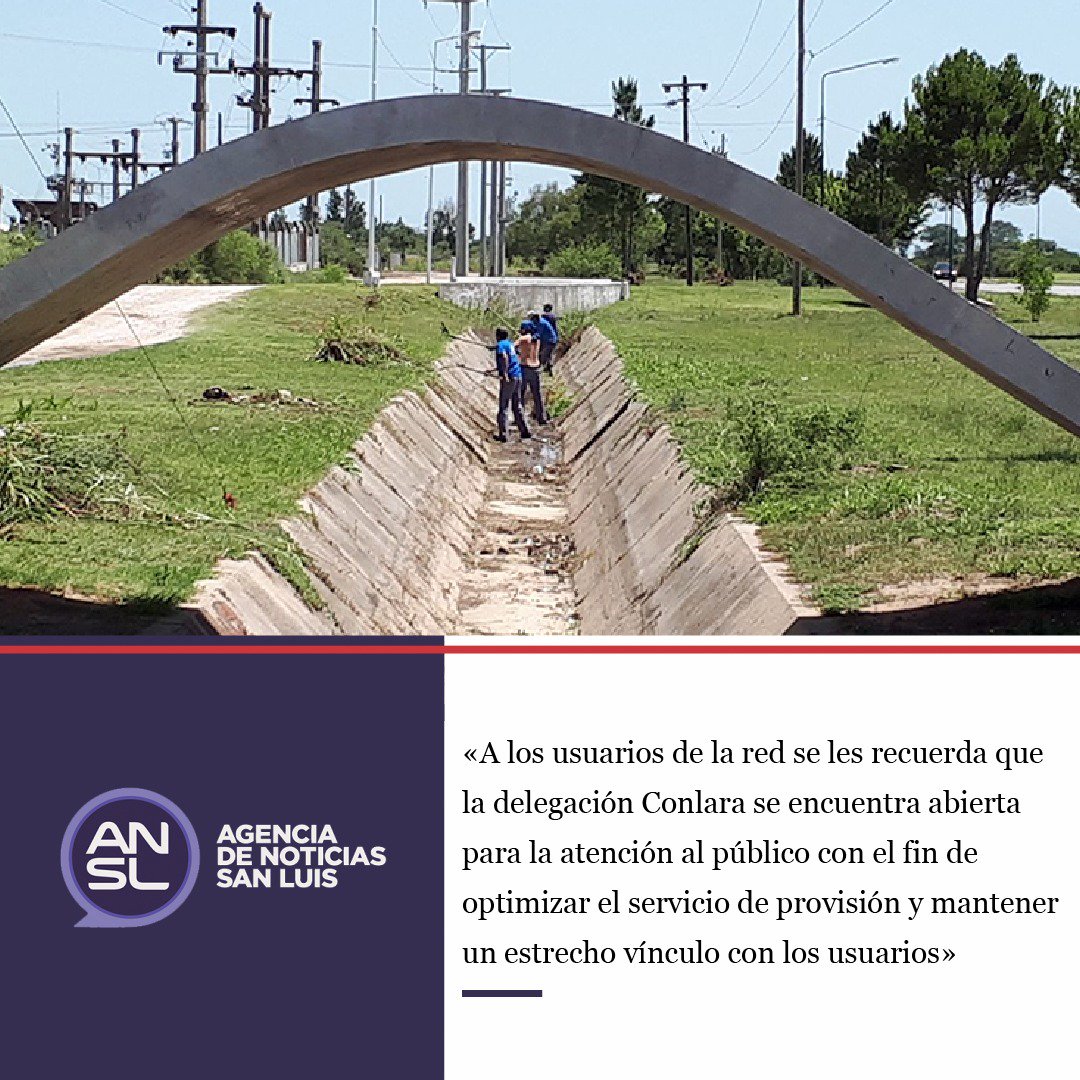 agenciasanluis's tweet photo. SAN LUIS AGUA
Los usuarios de canales de Concarán recibirán un mejor servicio.
https://t.co/sNetxDOIzS https://t.co/9Xdp33MfdH