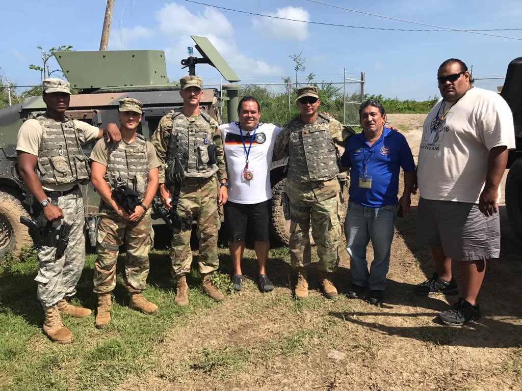 WP4KJJ's tweet photo. Ham Radio helping MP447 Vieques Puerto Rico, @WP4KJJ @arrl , Hector, Alberic ! Huracán María ! Interoperability https://t.co/pJv8SdLQWl