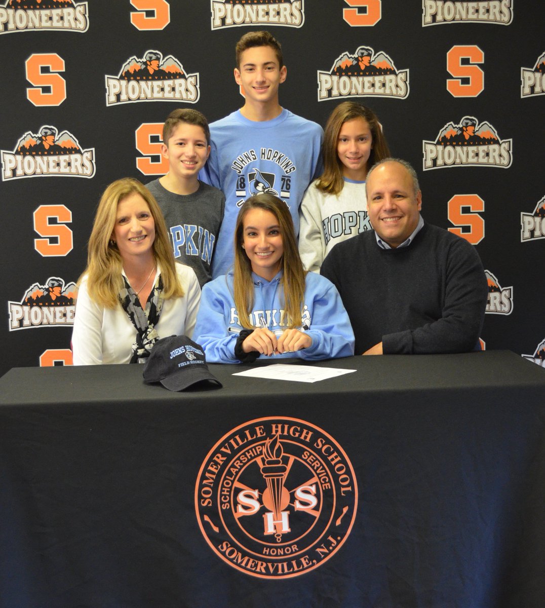 KTFraney's tweet photo. Last but certainly not least on this signing day is Bryn Rolon who signs to play Field Hockey with the Johns Hopkins Blue Jays &amp; Head Coach Jane Wells.  Bryn was 1st team All Conference, 1st Team All County and 3rd Team All North Jersey Group 3 @JHUFieldHockey @TheVilleFH https://t.co/sCkZh8TWQQ