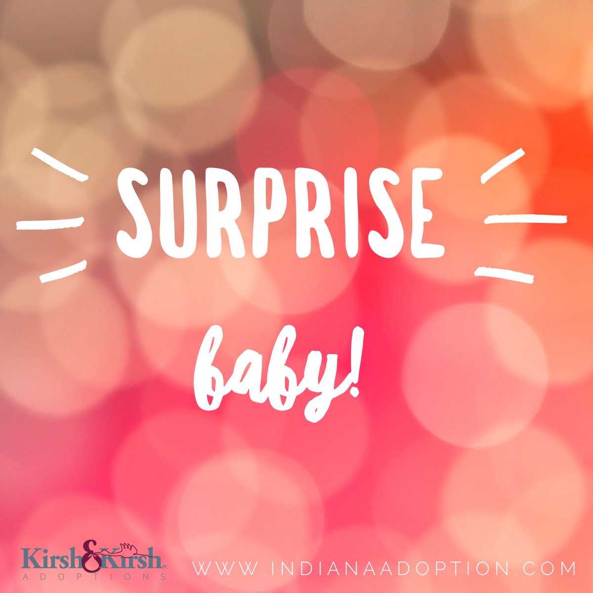 KirshandKirsh's tweet photo. Surprise baby! #indianaadoption #adoption https://t.co/cLOUqxXuJr https://t.co/6DS922ecmV