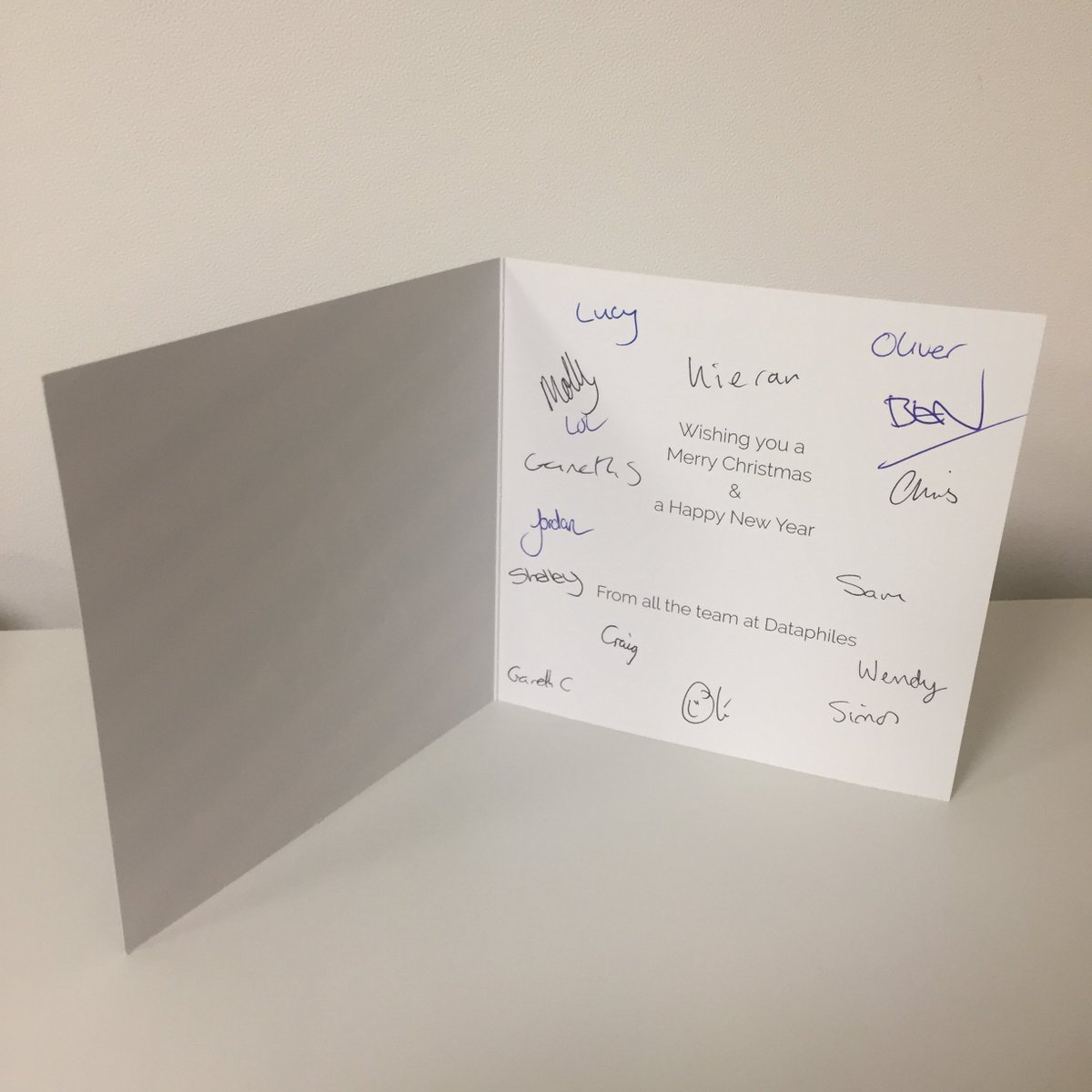 Dataphiles's tweet image. Look out for our Christmas cards in the post this week! Created by our Graphics Designer Ben.