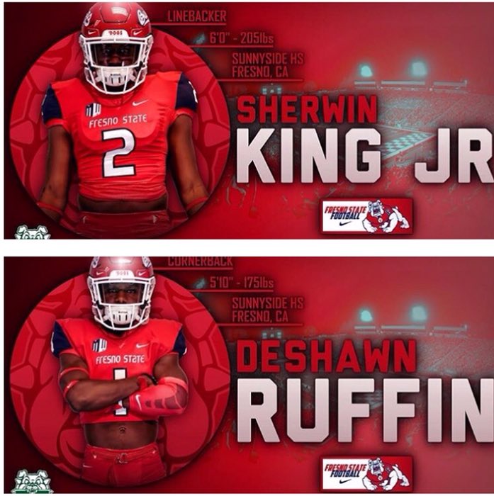 wildcatSHSFB's tweet photo. Congratulations @Sk2x_ @D_Ruffin1  @FresnoStateFB #NSD18 https://t.co/ps03sV9jqo