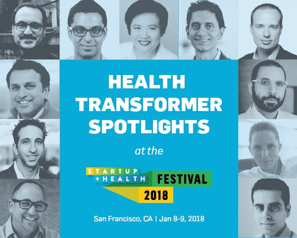 We're excited to welcome to the mainstage 11 Health Transformers to share their wisdom and inspiring stories of entrepreneurship at the 2018 StartUp Health Festival! #StartUpHealth