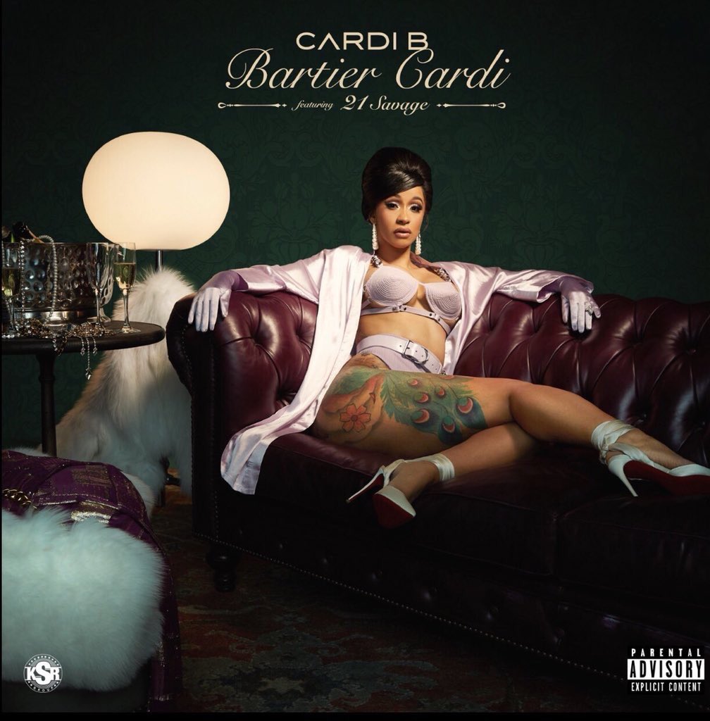 Daily24K's tweet photo. Cardi B &amp; 21 Savage have a new song dropping on friday https://t.co/2QpiW3IhbA