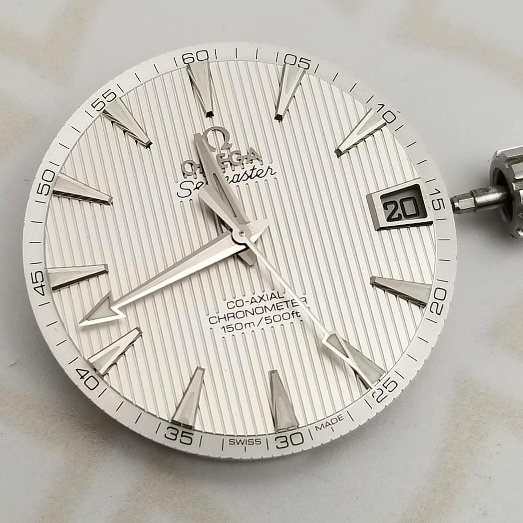 ProWatchRepair's tweet photo. Omega Seamaster Coaxial 8500 dual-barrel movement close-up after servicing and overhaul at Manhattan Time Service #authorized #omegawatch #repaircenter #omegaseamaster #omega8500 #movement #coaxial #doublebarrel #watchrepair #watchmaking #dailywatch #redbargroup @ProWatchRepair https://t.co/rsPKf3K8D9