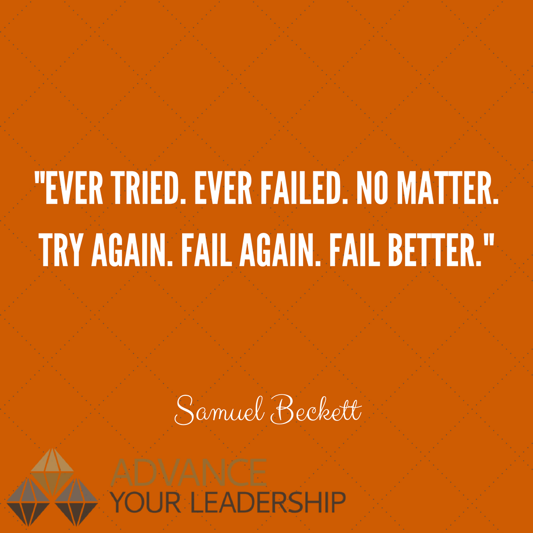 bbenwick's tweet photo. "Ever tried. Ever failed. No matter. Try Again. Fail again. Fail better." Samuel Beckett #WisdomWednesday #wordstoliveby https://t.co/lXTeeylkK6