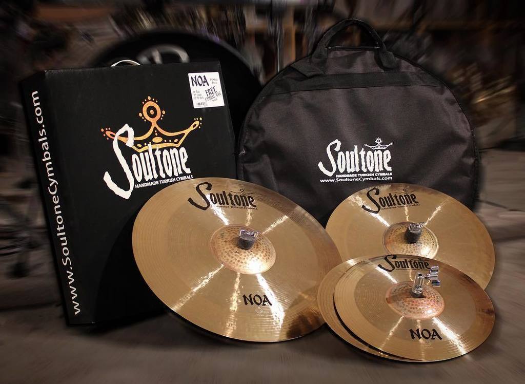 SoultoneCymbals's tweet photo. NOA Cymbal pack. 
Our b20, high quality cymbals in a 3 piece pack including 13" Hi Hats, 16" Crash, 19" ride and free cymbal bag. 
The NOA pack is compliant with the latest airline standards making it the first cymbals designed to be carry-on size compat… https://t.co/L0hbaEqJ10 https://t.co/Mt5l86pwcF
