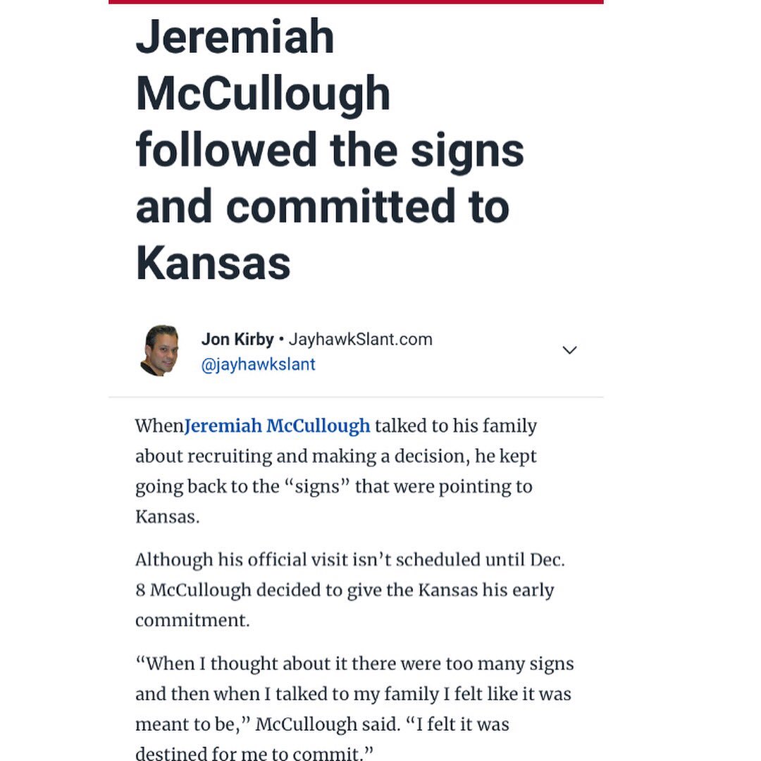 _Jmac410_'s tweet photo. 1,000% Committed. University of Kansas. 🔵🔴 #RockChalk @KU_Football https://t.co/BjKsxQIX7X