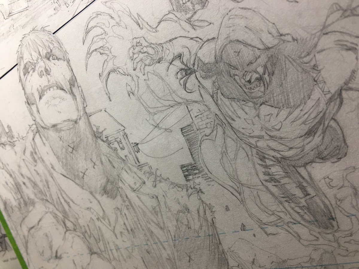 TonyDanielx2's tweet photo. #solomongrundy and my newly created character #Akando a Native American anti-hero / protagonist to #Damage. #DCComics #DC https://t.co/i8acsK2p4X
