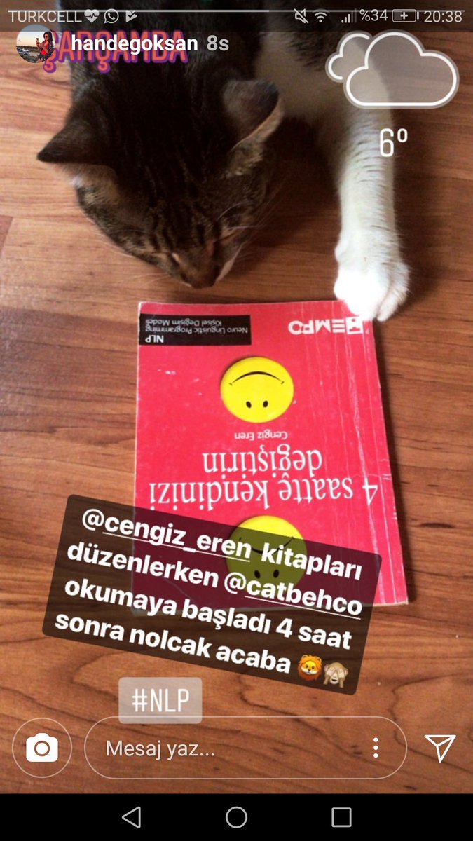 Kediler de okur. Teşekkürler <a href="/handegoksan/">Hande Göksan</a>