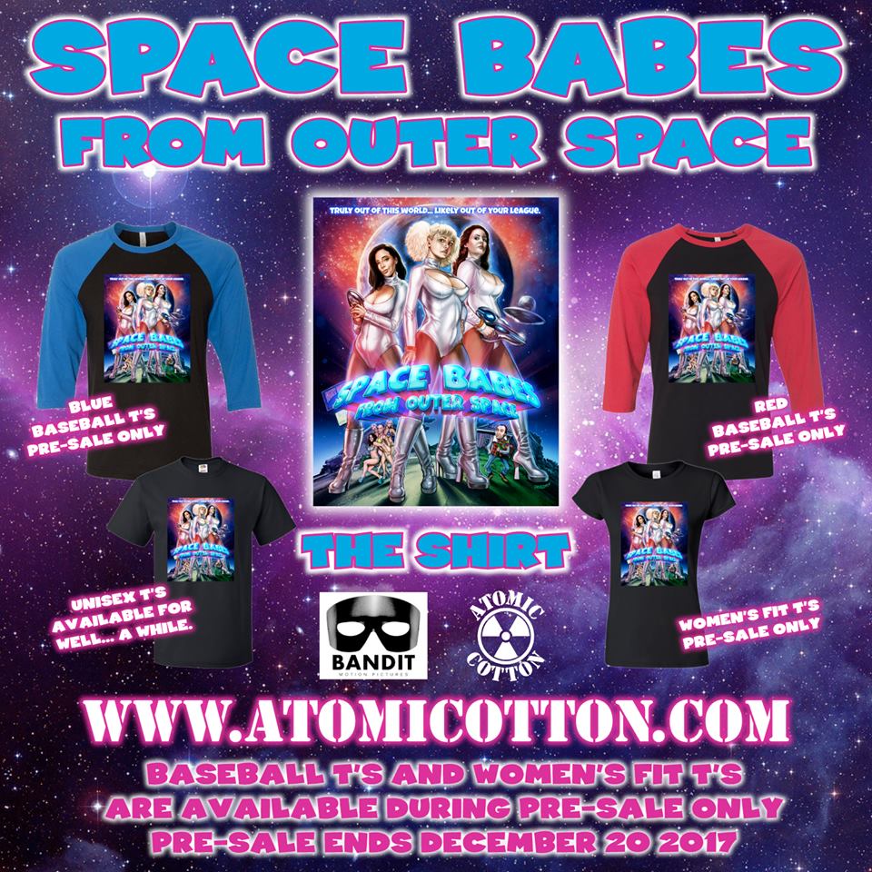 spacebabesfilm's tweet photo. Today is the LAST DAY to get one of these SPACE BABES baseball T's, or the women's cut T's. ORDER NOW! https://t.co/NALaFRRO8H https://t.co/rm48RRnpGJ