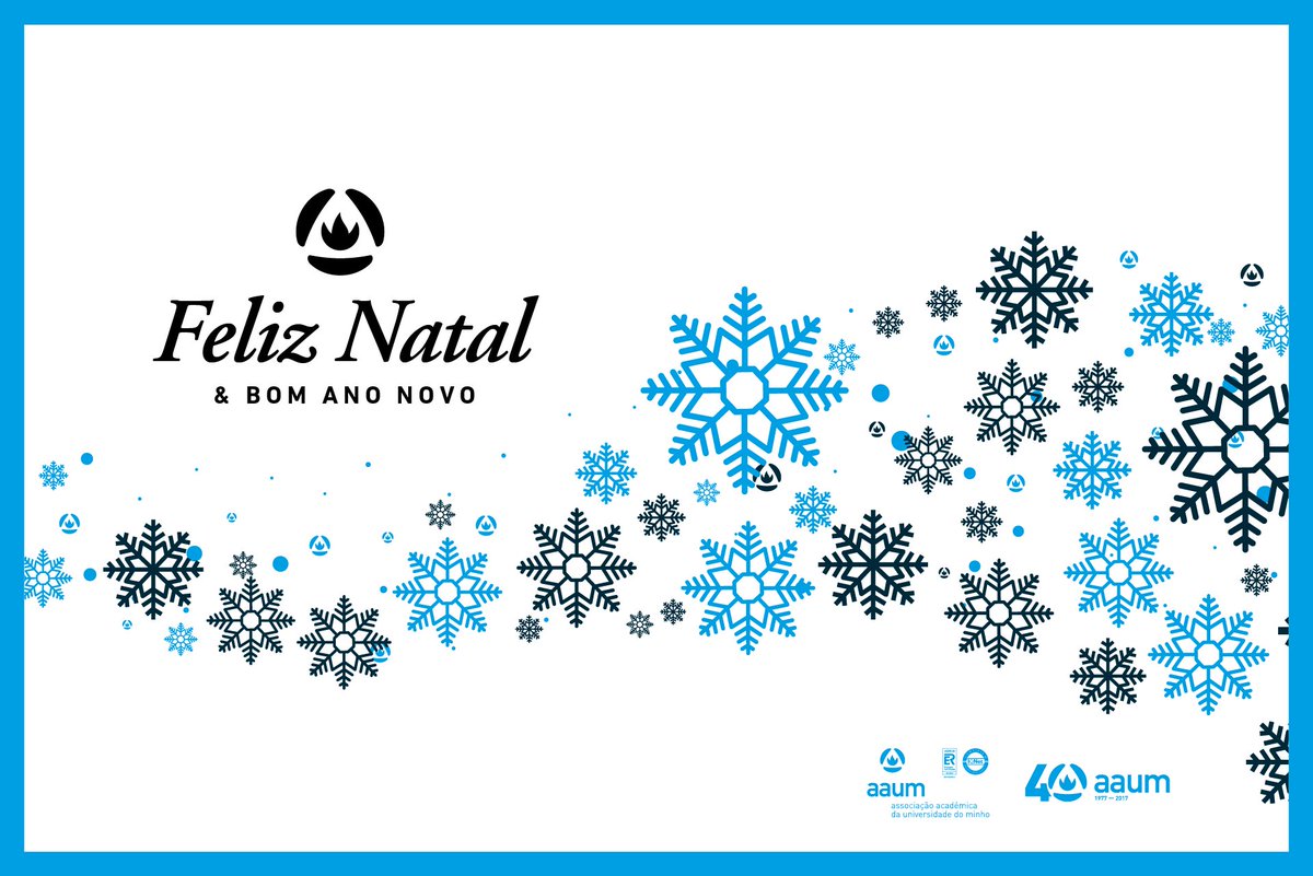A Associação Académica da Universidade do Minho deseja a todos um Feliz Natal e um Bom Ano Novo 2018!