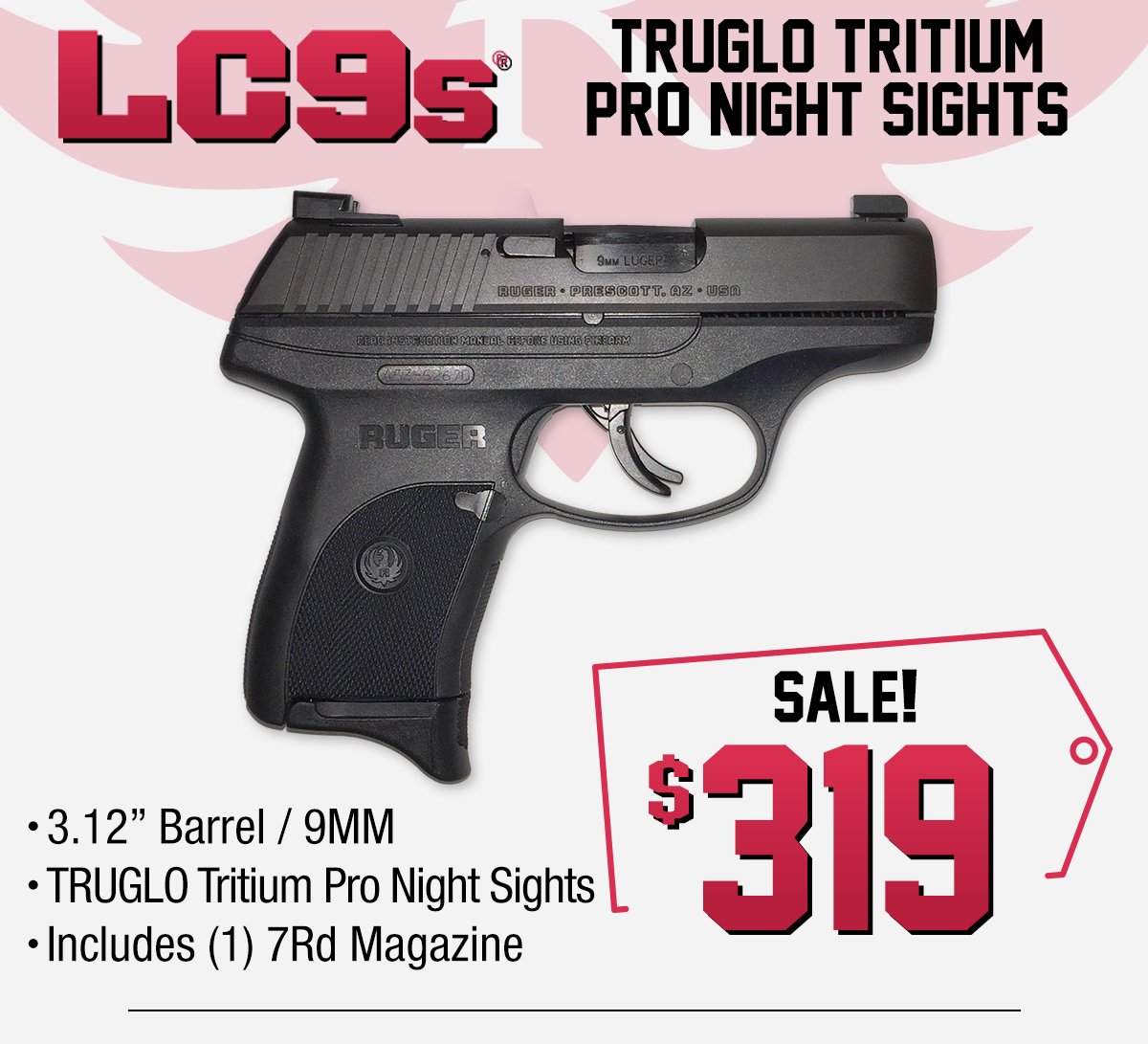 gunbuyer_com's tweet photo. Ruger LC9s Clearance Event! FREE SHIPPING ON ALL FIREARMS! #ruger #lc9s #concealcarry #9mm #pewpew #2a #2ADefenders #pewpew #gun #sale #freedom Shop Now at https://t.co/0IexvMLfBY https://t.co/3pNfoLGjj9