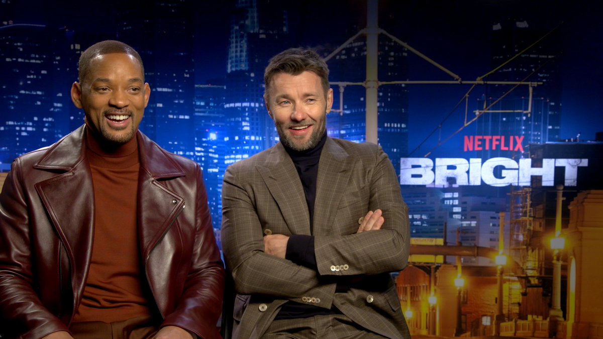 Looking sharp ! <a href="/joeledgerton1/">joel edgerton</a> #WillSmith #Bright <a href="/BrightNetflix/">Bright Film</a> <a href="/NetflixUK/">Netflix UK & Ireland</a> <a href="/netflix/">Netflix</a>
