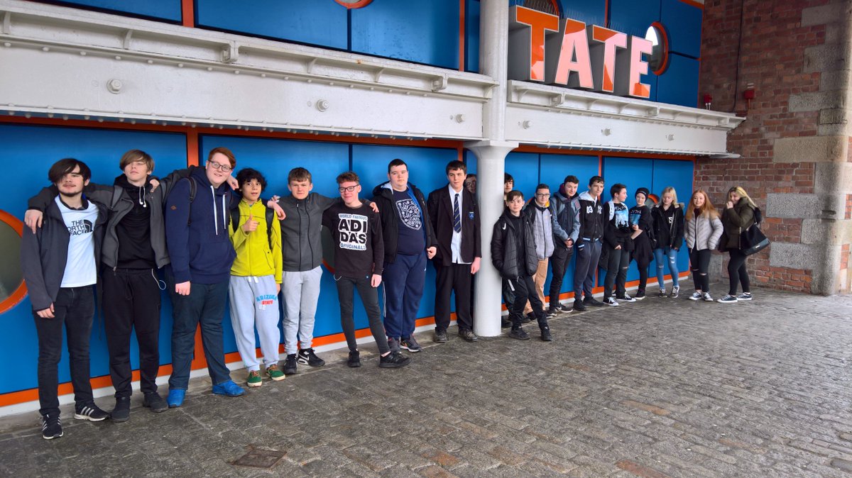 BebHighArt's tweet photo. Year 10 GCSE Art trip to the Tate Art Gallery in Liverpool to see the John Piper exhibition. https://t.co/yF4INY9WUm