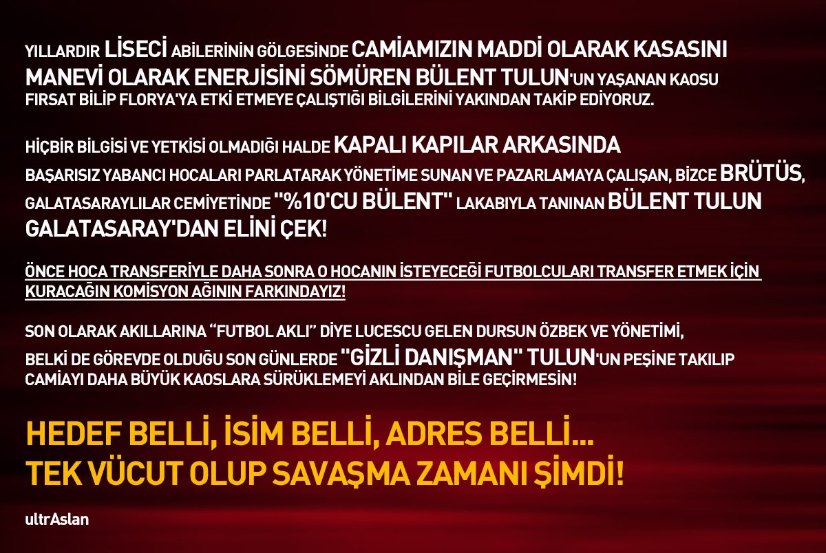 HEDEF BELLİ!
İSİM BELLİ!!
ADRES BELLİ!!!
#SimdiFatihTerimZamanı