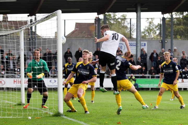 NL_Enterprise's tweet photo. It's half-term report time in the National League South! What grade have we given your club?

➡️ https://t.co/WrR3kEea0W https://t.co/m0aeYxYa6P