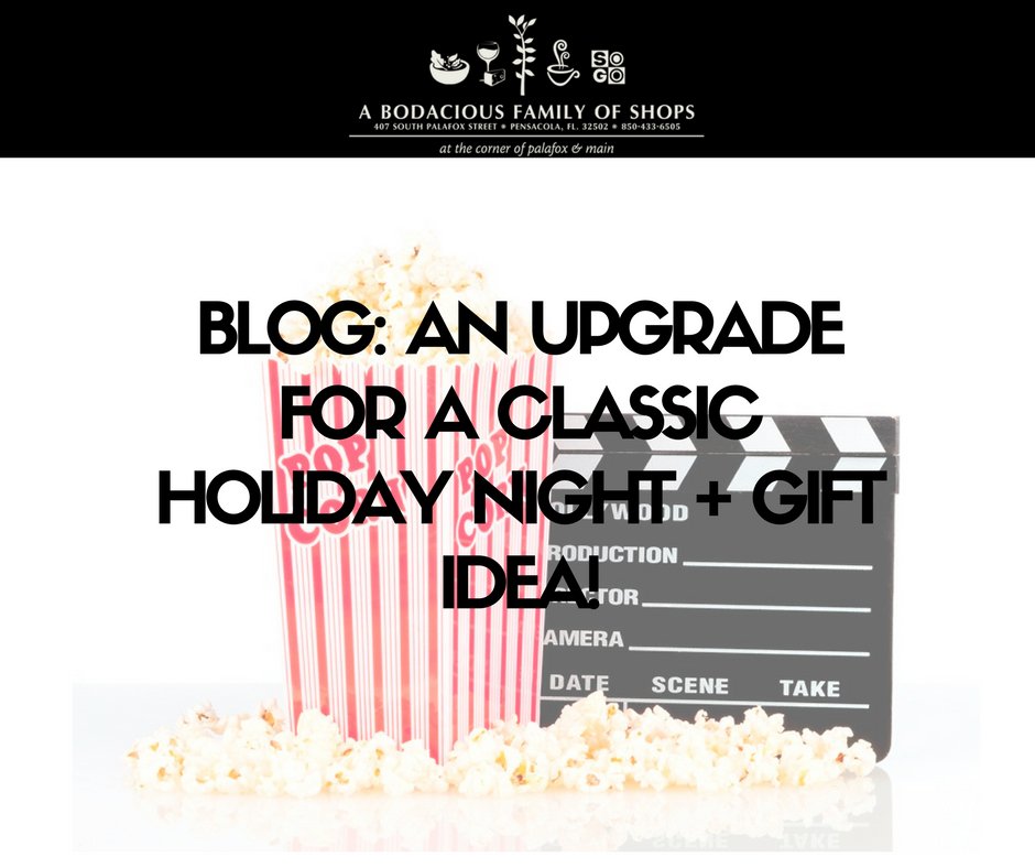 Classic combination: Popcorn and a Movie gets an upgrade… with a bodacious twist! As you get ready to cozy up- we invite you to try our popcorn specialty with truffle oil. 
blog.bodaciousolive.com/classic-holida……/