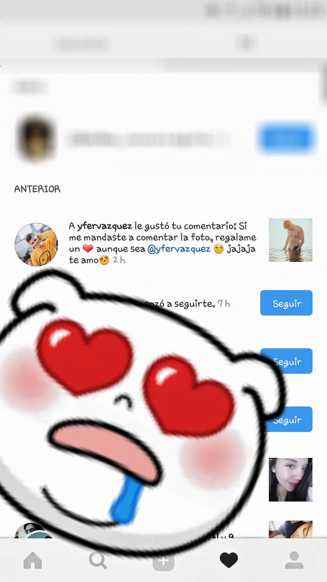 LinquimanSolci's tweet photo. Me leyó y me dió un "❤". Que cosas de la vida, que algo tan chiquito me haga estallar el corazón. Y que una persona que esta tán lejos y no conozca personalmente ,me alegre tanto la vida. Que feliz :') gracias @yFervazquez 🤗 te amo 😍❤ https://t.co/owyiQpS7Tc