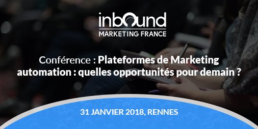 we_are_inbound's tweet photo. Découvrez les fonctionnalités et enjeux des plateformes  #marketingautomation lors de l’évènement Inbound Marketing France #IMF18 avec @cdolisy CEO de @pleziApp, @romaingoday de @hubspotFrance et @scouleaud CEO de @webmecanik #webapp #inboundmarketing   https://t.co/fuBWxtCoul https://t.co/LjewJjkLeB