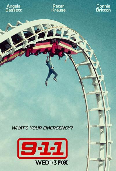 Adweek's tweet photo. Fox dangled a man from a roller coaster in this season’s most striking TV marketing image: https://t.co/UKK6OuQhgK https://t.co/1kU08MC5T6