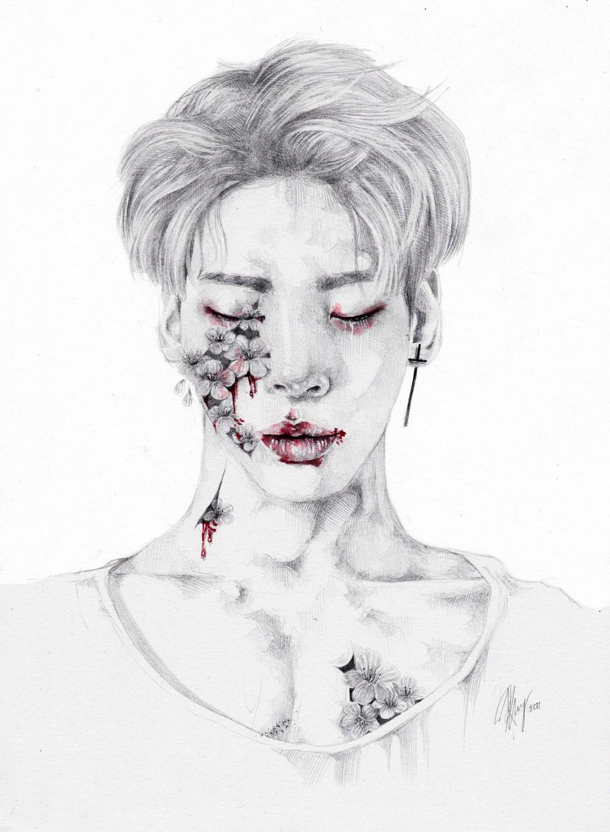 karolinames's tweet photo. 수고했어요♡
A fanart of Jonghyun I did a while ago but am sharing it again as he will always remain one of my biggest inspirations♡ https://t.co/YGSLmewNzG