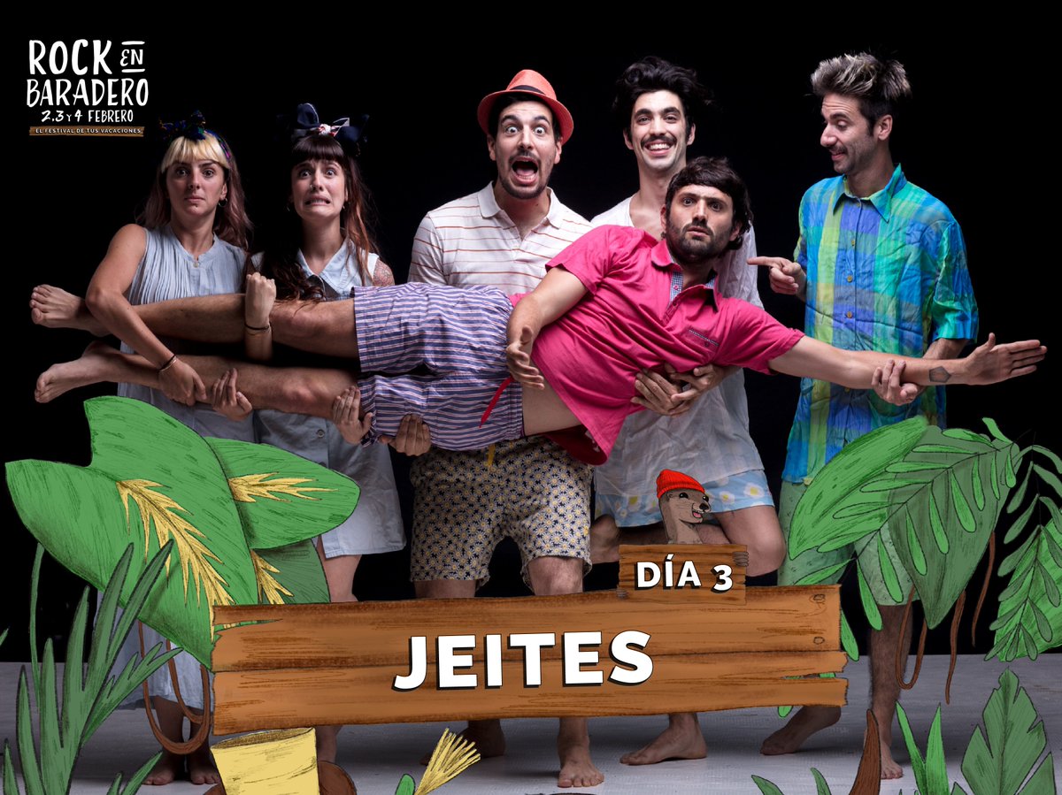 RockEnBaradero's tweet photo. Los @Jeites no se toman vacaciones! Durante enero se van a la costa y febrero lo empiezan en el festival de TUS vacaciones. Estarán presentando #MiSolMayor en el soleado #Día3 de #REB18. No te los pierdas 😁 https://t.co/TuZ0KONfeO