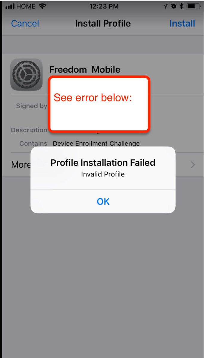 Charmaine_A's tweet photo. @freedomsupport Sure, got this error anyway I can fix this? https://t.co/cPwlSRV4bO