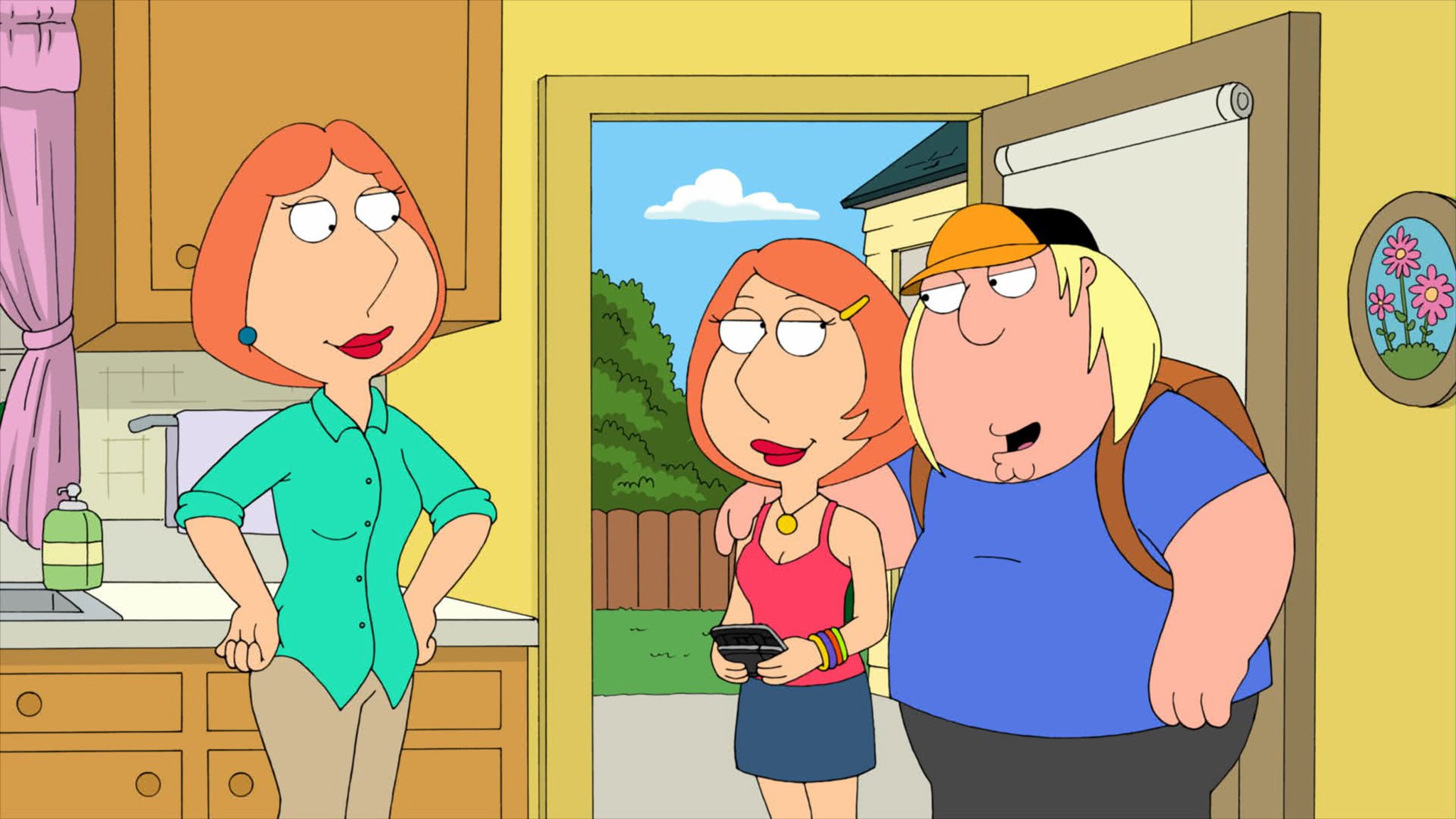 “#TBT to the time Chris tried to date a clone of his mother. 😬 #FamilyGuy”...