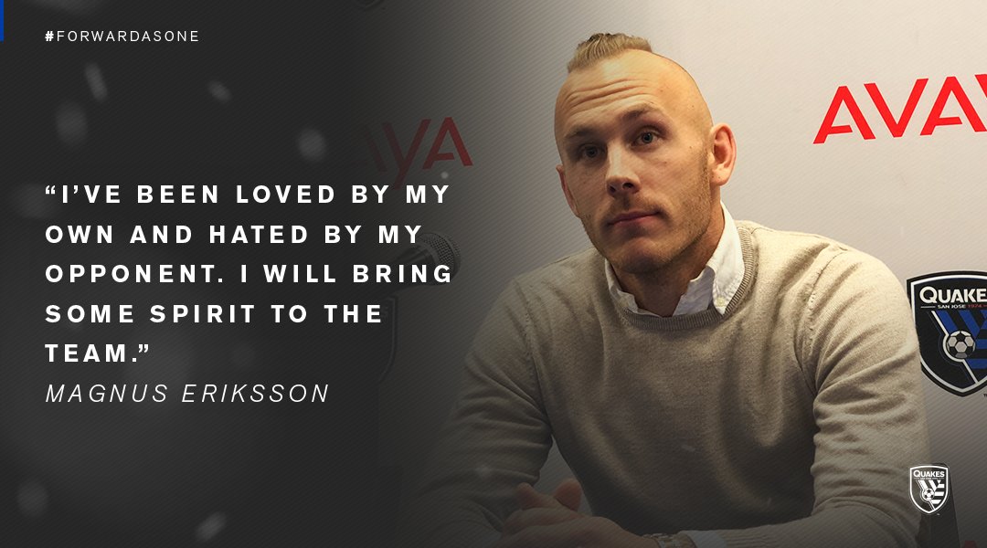 SJEarthquakes's tweet photo. .@Erikssonmange7 is a fighter. 🇸🇪💪

#WelcomeMagnus | #ForwardAsOne https://t.co/6RCgefalAi