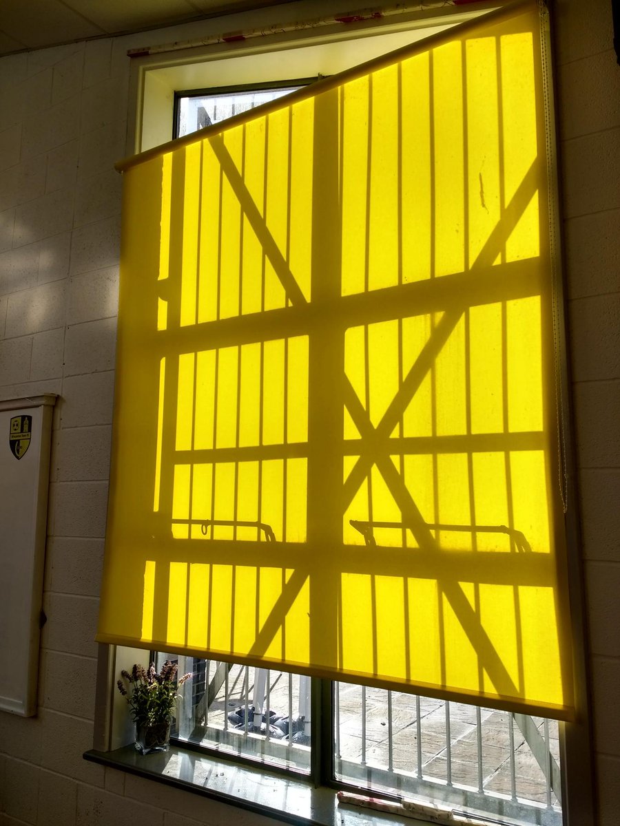 bvblinds's tweet image. Colourful roller blinds fitted at Wincanton Sports Ground. #rollerblinds 01747 852112 Blackmore Vale Blinds