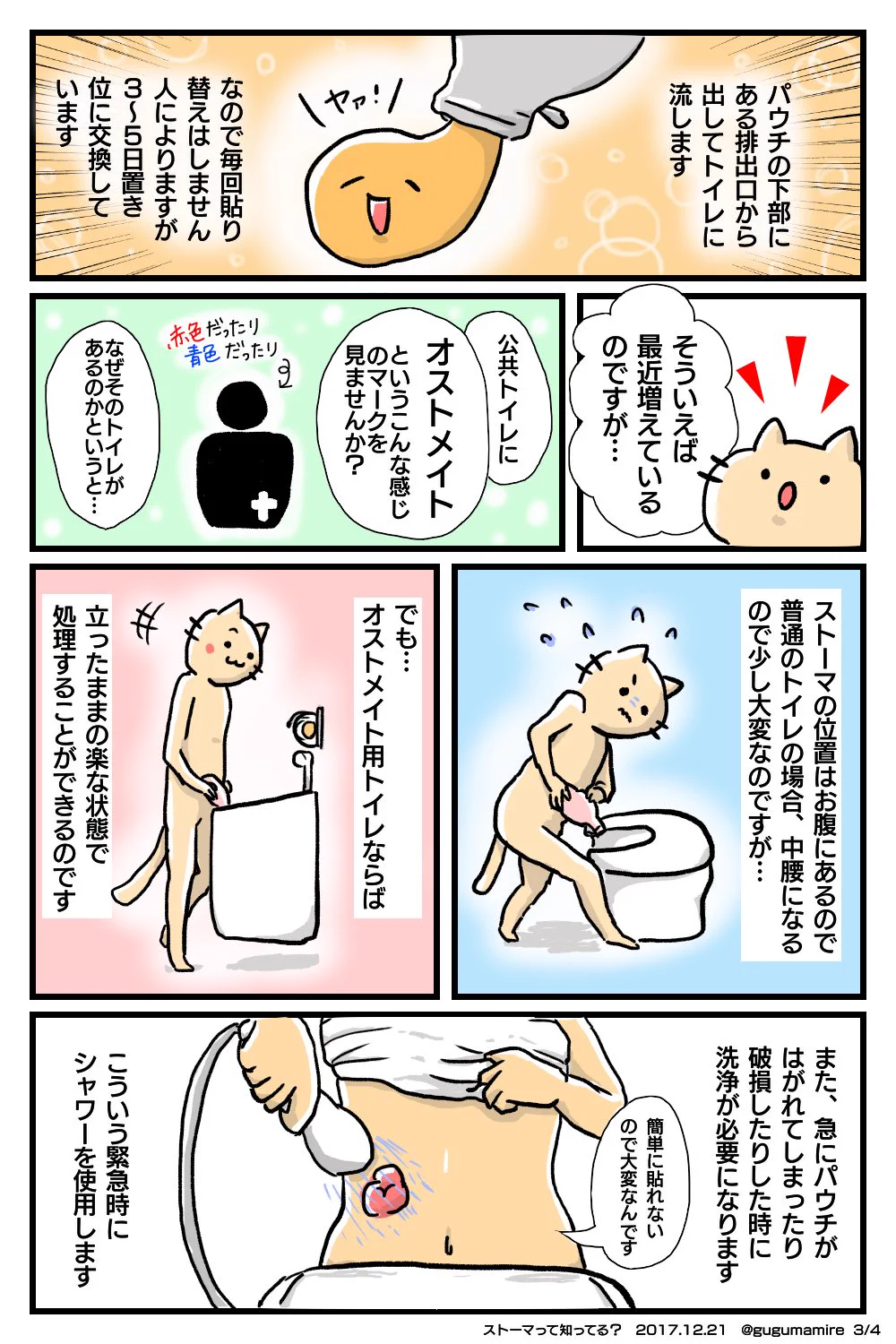 オストメイトトイレはなんのためにあるの？ストーマのことがよくわかる、可愛いイラストが優秀！！
