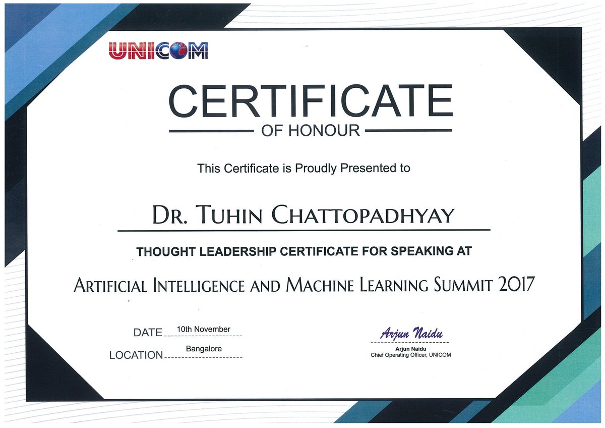 Presented an invited technical talk on Artificial Intelligence (AI) powered Deep Learning (DL) algorithms like Recurrent Neural Network (RNN), Recursive Neural Network (RvNN) and Convolutional Neural Network (CNN) for language modelling