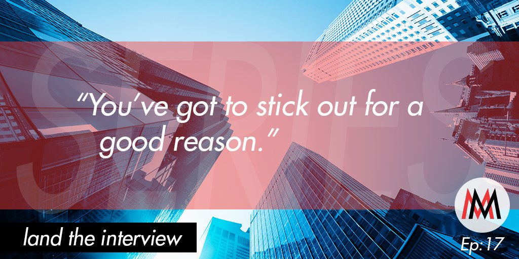 LeeCaraher's tweet image. What&apos;s that thing that makes you a perfect fit for this company? #howtolandajob series on @MMindedPodcast bit.ly/2BfocZS