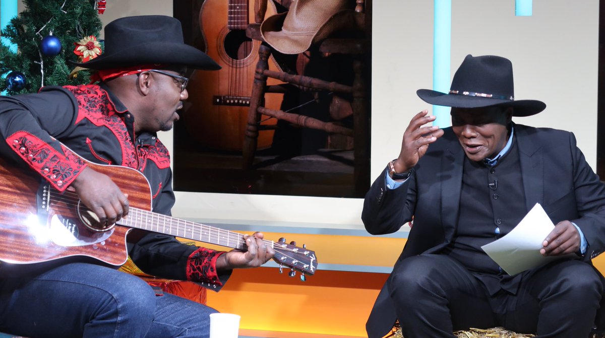 xtiandela's tweet photo. It’s a country Christmas on the Hay today with @SirElvis01 and @KoinangeJeff on @citizentvkenya!!

#JKLive https://t.co/8omnx7MzZv