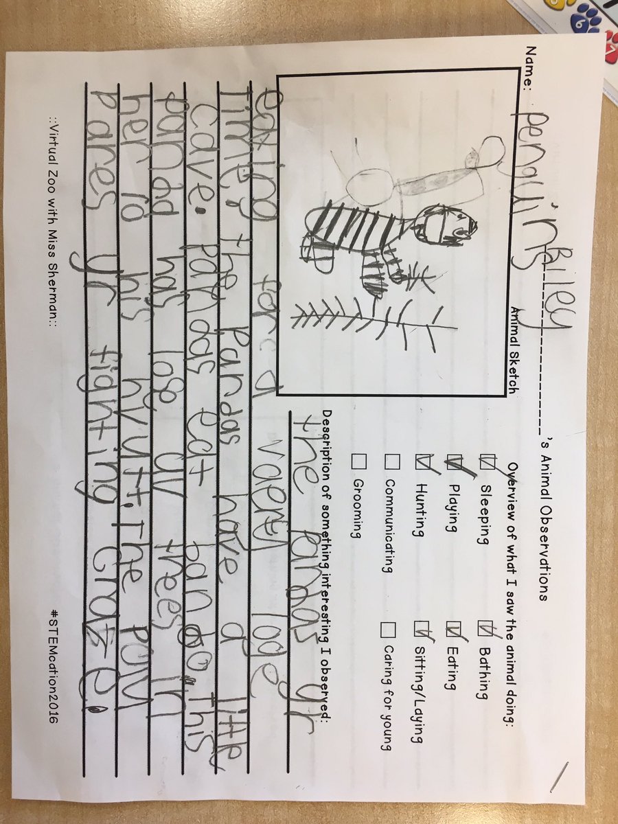 MrsLandaverdeHM's tweet photo. Ss take a virtual field trip to zoos all over the world for #STEMcation #animalsarethebest https://t.co/YlVIXwjHmH