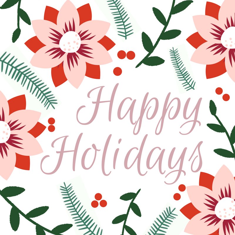 We would like to wish everyone a happy holiday season! ❄️