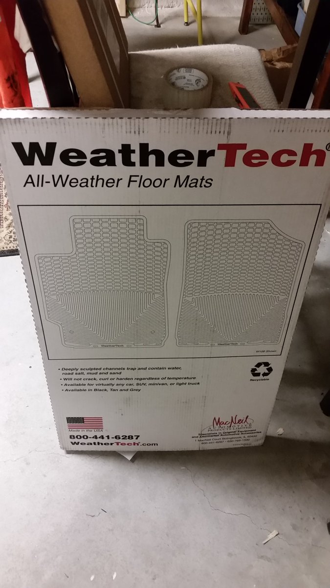 kylebutler83's tweet photo. Dear @WeatherTech, you really need to work on your non-discript/incognito/gift packaging. Christmas present surprise level: 0. https://t.co/Q6cZFqVgda