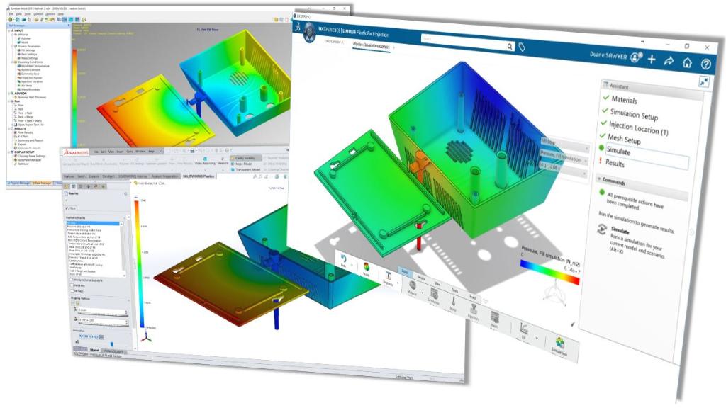 #WednesdayWisdom Plastic Injection Simulation on #3DEXPERIENCE 3ds.one/MPSaCd