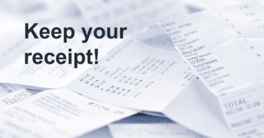 Keep Your Receipts to Help Manage Money