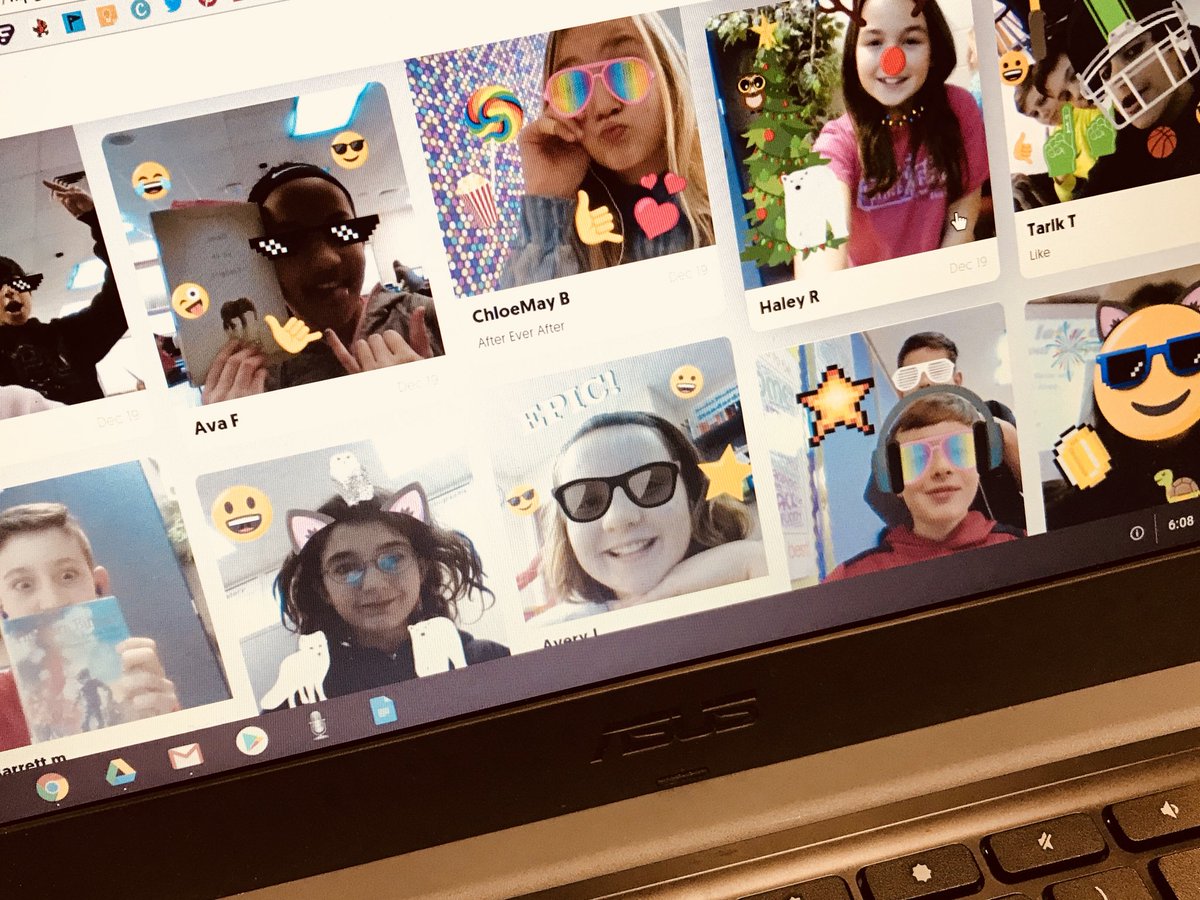 Speaking of <a href="/kmkaye/">Keleen Kaye</a>.... 6A students at Prairie View are using @Flipgrid to share their first impressions of this week’s book! Student feedback today was in favor of this new tool! <a href="/PVMSFalcons/">PV Middle School</a> <a href="/stanislawski29/">Anne Stanislawski</a>